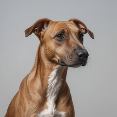 Obraz premium Harrier dog portrait isolated on transparent background