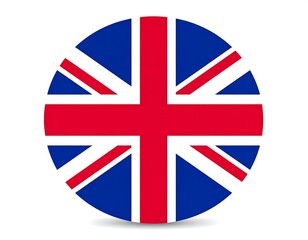 Obraz premium Circular UK flag
