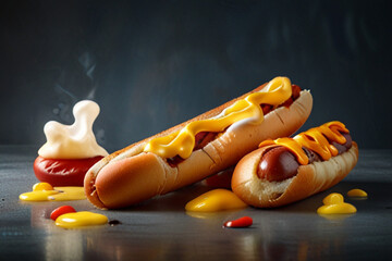 Delicious Food Hot Dog