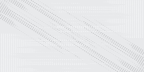 Dot white gray wave light technology texture background vector