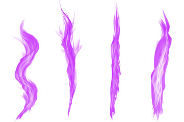 Transparent PNG Purple Magic Flames Image. Ideal for Graphic Design, Wallpapers, Backgrounds and More - Optimized for High Resolution and Vibrant Colors