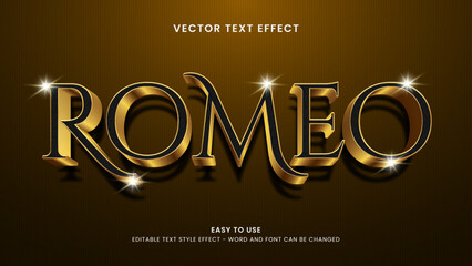 romeo editable text effect