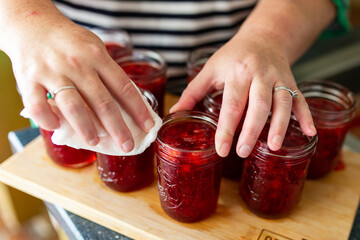 making jam
