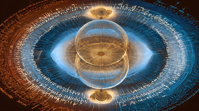 Mesopotamian Mythology・Pantheon Covenant | Polytheistic Halos Energy Field, Cuneiform Inscriptions, Divine Order Harmony Art