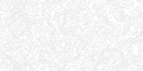 Abstract black and white topographic contours lines of mountains. Topography map art curve drawing. vector illustration. wave Line topography map contour background .background