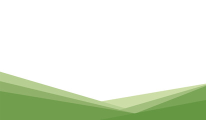 green abstract landscape background design template