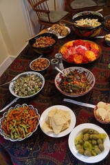 Turkish meze appetizers