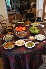 Turkish meze appetizers