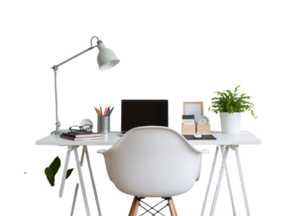 Minimalist Home Office Setup – Clean and Functional Workspace