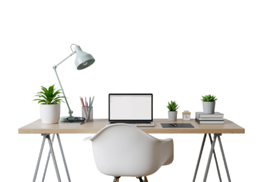 Minimalist Home Office Setup – Clean and Functional Workspace