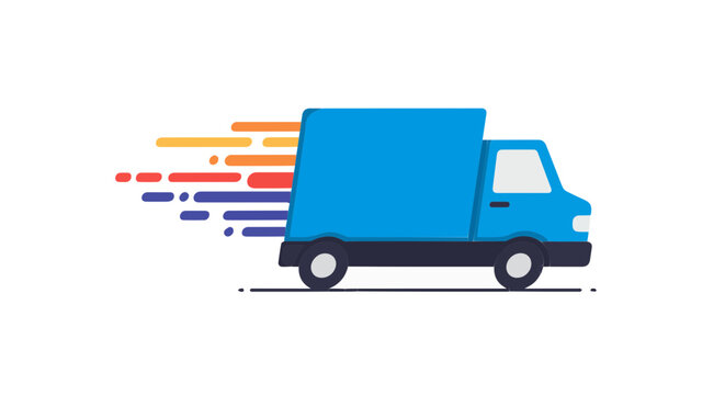 Promotion and sale find fast delivery truck service for shipping and logistics needs with our reliable transportation options vector