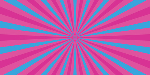 Pink and blue radial burst design suitable for a variety of creative projects including comic book illustrations pop art graphics and festive themed concepts