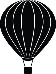  hot air balloon vector art illustration