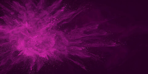 Purple abstract texture features explosion effect on gradient background for posters, wallpaper, and branding.