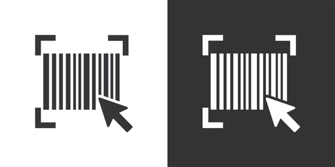 Barcode icon. Solid glyph series icon