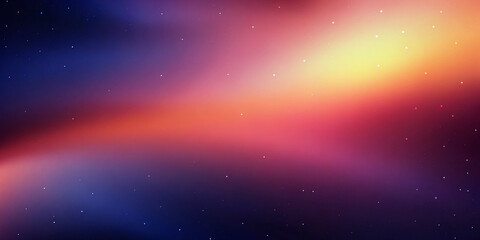 Abstract gradient texture blends purples, pinks, and yellows with star-like specks for a digital art backdrop, presentation background, or wallpaper.