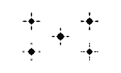 Minimal Geometric Shape Elements | Seamless Repeat Pattern Vector Set