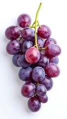 Close-up bunch of purple grapes