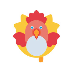 Cute Cartoon Chicken Illustration: Vector Mascot Character for Kids and Design