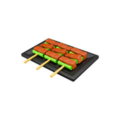 Grilled Orange Sticks