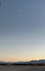 Day time view of the moon