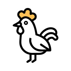 Abstract shape design element isolated on a black background