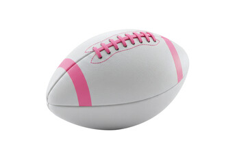 American Football White Pink Ball Sport Game Equipment Recreation Activity Athletic