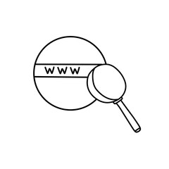 website search symbol icon