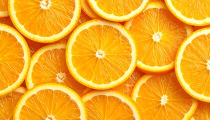 Close-up of many orange slices (1)