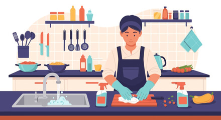 Maintaining A Sanitary Kitchen Environment With Proper Cleaning Practices