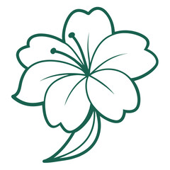 vector illustration of a flower