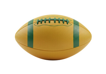American Football Yellow Green Ball Sport Game Equipment Recreation Activity Athletic