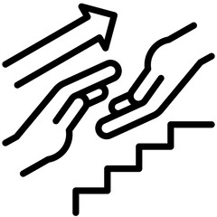 mentorship icon for coaching, business, website, application, printing, document, poster design, etc