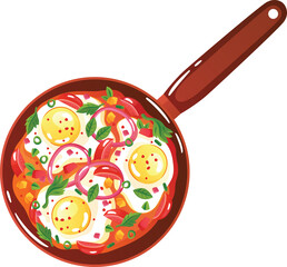 egg dish in a pan
