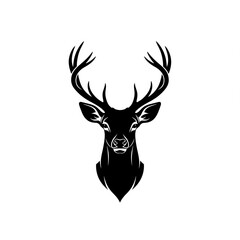 Fototapeta premium silhouette of a deer