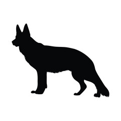 german shepherd silhouette