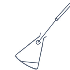 fish hook isolated on white