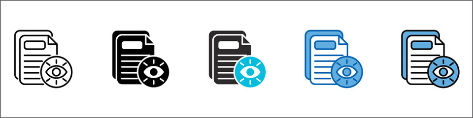 Transparency Icon Pack Multistyle Illustration