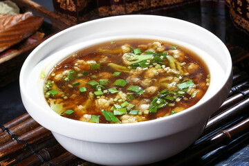 Chinese cuisine, Cantonese cuisine, and lucky cauliflower soup