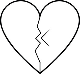 two hearts on a white background