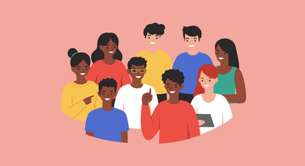 A diverse group of people sits in a circle having a group discussion. The image suggests community engagement, inclusivity, and meaningful dialogue.