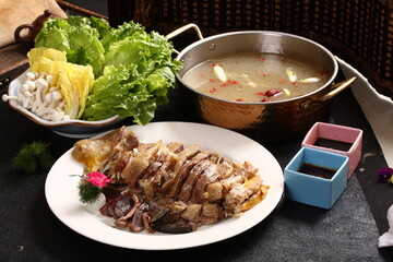 Chinese cuisine, Cantonese cuisine, Wushan tribute goose