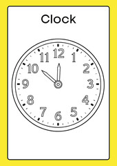 Obraz premium Coloring Pages - THINGS AT SCHOOL COLORING PICTURE - 13