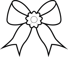 bow isolated on white background