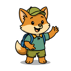 Little wolf goes to school