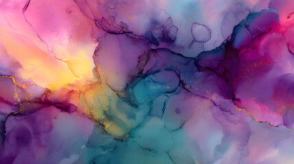 Ethereal Dance of Colors: An Abstract Watercolor Journey of Emotion and Interpretation