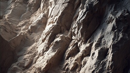 Textured Earth's Embrace: An intimate close-up captures the raw, rugged beauty of a weathered stone surface. The image reveals the earth's patient artistry. 