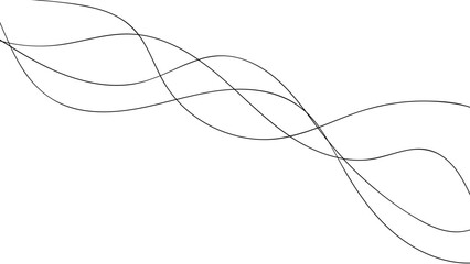 Abstract wave elements. Seamless wave pattern. Wavy curve line art striped graphic template. wave lines on transparent background. vector illustration