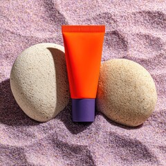 Cosmetic Tube Between Stones