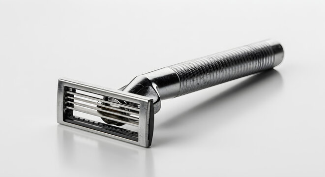 Razor on White Background – High‑Resolution Professional Studio Shot